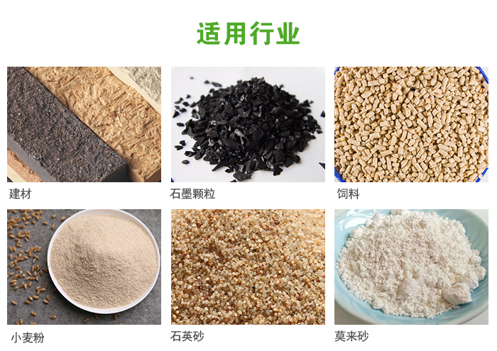 高頻振動篩主要用于化工，建材，石墨顆粒，飼料，小麥粉，石英砂，豆?jié){，果汁等各種物料的干法、濕法篩分、分級、脫水，過濾。