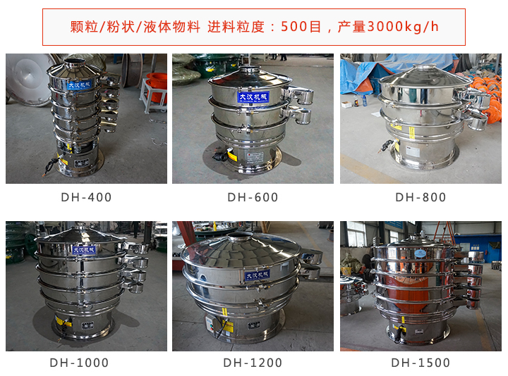 不銹鋼旋振篩型號